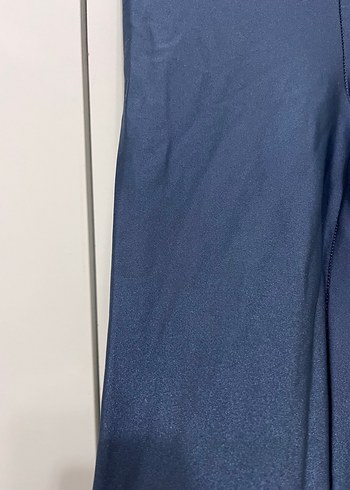 Lacivert Kadın Spor Tayt Midi Boy - Görsel 2