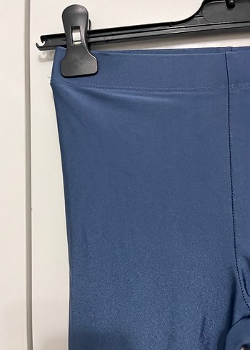 Lacivert Kadın Spor Tayt Midi Boy - Görsel 3