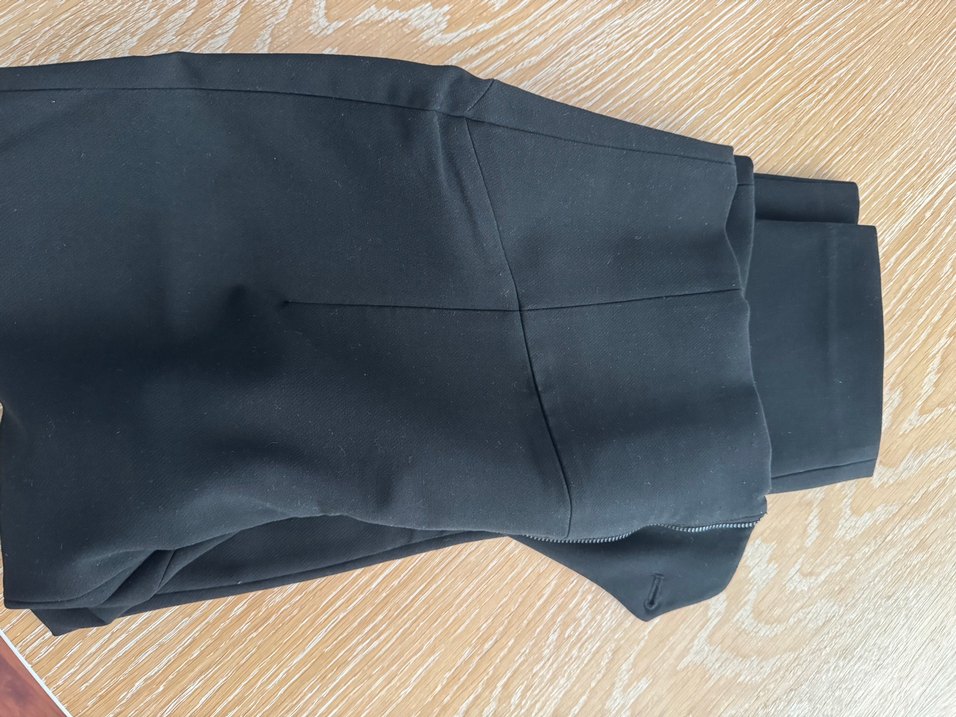 Kadın Siyah Midi Kumaş Pantolon - Görsel 4