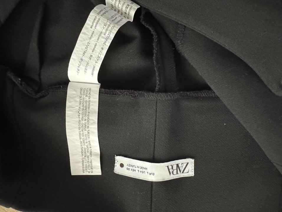 Kadın Siyah Midi Kumaş Pantolon - Görsel 2