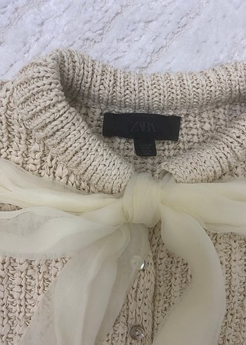 Zara Zara Kurdele Detaylı Bluz
