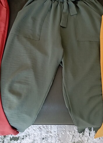 10 Yaş Beden Ayrobin kumaş yazlık pantolon