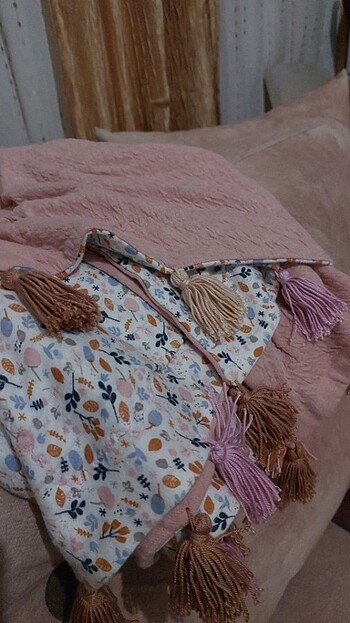 ORGANİK kumaş muslin çift taraflı özel tasarım bebek battaniyesi
