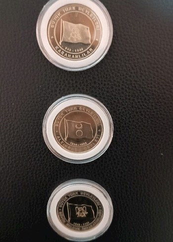 2015 Büyük Türk Devletleri 1 Kuruş 9 Adet - Görsel 3