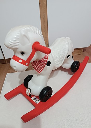 Beyaz Sallanan At Oyuncağı sadece izmir - Görsel 3