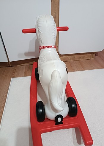 Beyaz Sallanan At Oyuncağı sadece izmir - Görsel 4
