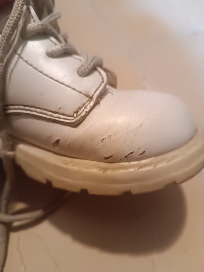 Kız Çocuk Beyaz Minnie Baskılı Bot - Görsel 4