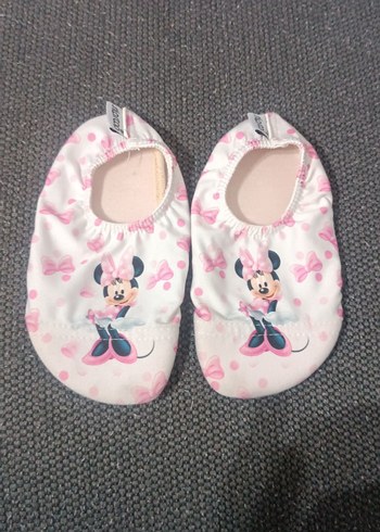 slipstop Kız Çocuk Pembe Minnie desenli kaydırmaz patik - Görsel 2