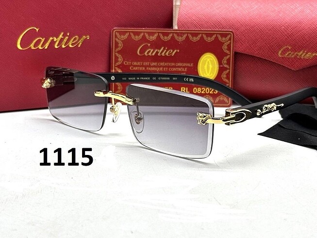 Cartier güneş gözlüğü