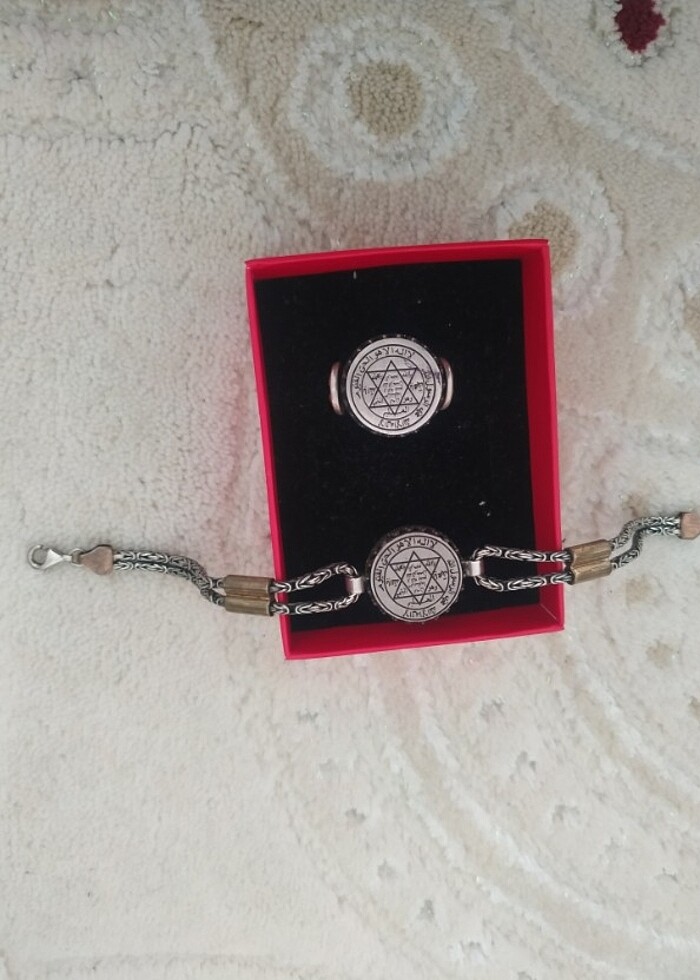 GÜMÜŞ YÜZÜK VE BİLEKLİK - Görsel 2