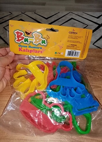 Oyun hamuru kalıpları (10 adet)