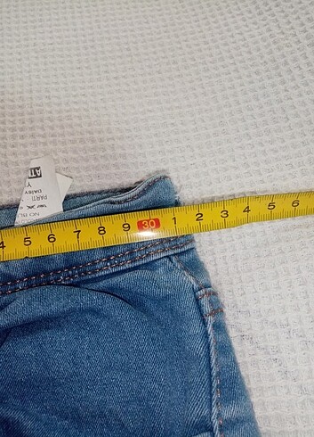 29 Beden mavi Renk Kot pantolon (likralı )