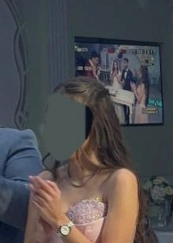 Pembe Straplez Taş Detaylı  Elbise - Görsel 5