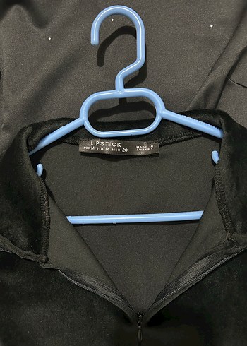 Siyah Fermuarlı Uzun Kollu Mini Elbise - Görsel 5