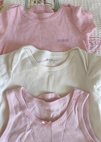 HelloBaby Bebek çıtçıtlı zıbın atlet