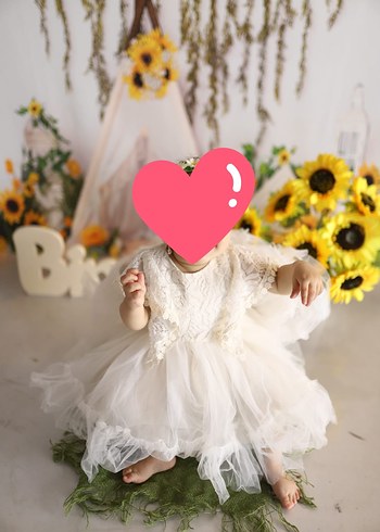 Kız Çocuk Beyaz Dantel İşlemeli Bolero - Görsel 3