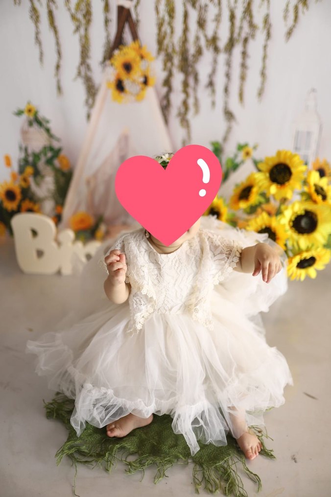 Kız Çocuk Beyaz Dantel İşlemeli Bolero - Görsel 3