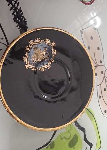 Siyah ve Altın Detaylı İki Kahve Fincanı - Görsel 4