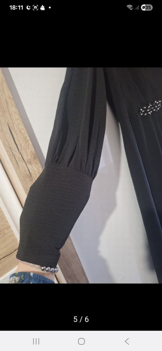 Uzun Kol Kadın Elbise - Görsel 5