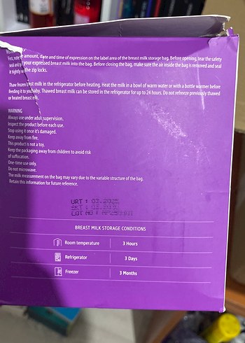 Mochi Çift Katmanlı Anne Sütü Saklama Poşeti - Görsel 7