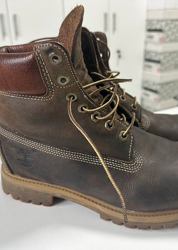 Timberland Kahverengi Deri Bağcıklı Erkek Bot - Görsel 2