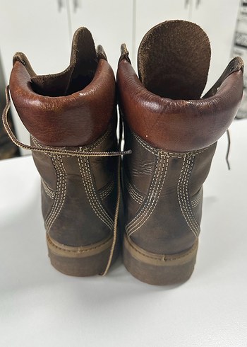 Timberland Kahverengi Deri Bağcıklı Erkek Bot - Görsel 4