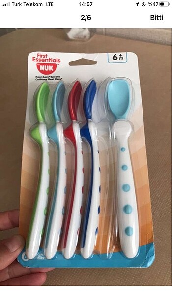 Nuk mama kaşığı