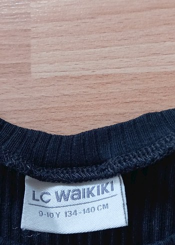 Kız Çocuk Siyah Uzun Kollu Triko Tişört - Görsel 3