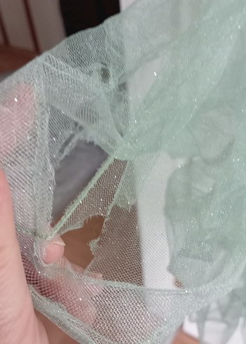 Erkut marka Kız çocuk Yeşil Vintage Abiye Elbise - Görsel 7