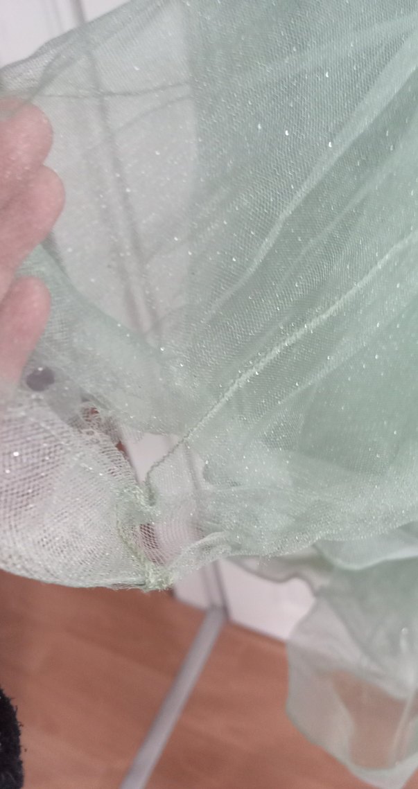 Erkut marka Kız çocuk Yeşil Vintage Abiye Elbise - Görsel 5