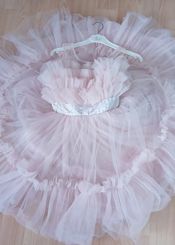 Kent of kids marka. Tertemiz pudra pembe Katkat şık abiye - Görsel 6