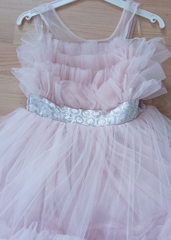 Kent of kids marka. Tertemiz pudra pembe Katkat şık abiye - Görsel 7