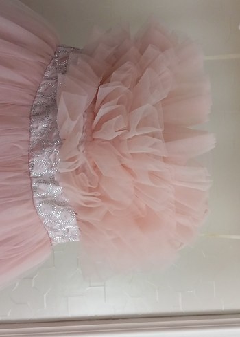 Kent of kids marka. Tertemiz pudra pembe Katkat şık abiye - Görsel 4