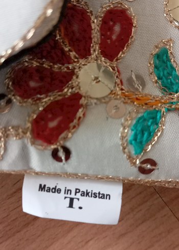 Yeni Boncuk İşlemeli Çok Renkli Bohem Çanta - Görsel 5