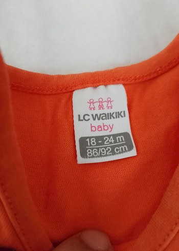 Nakışlı Turuncu Kız Çocuk Elbisesi - Görsel 3