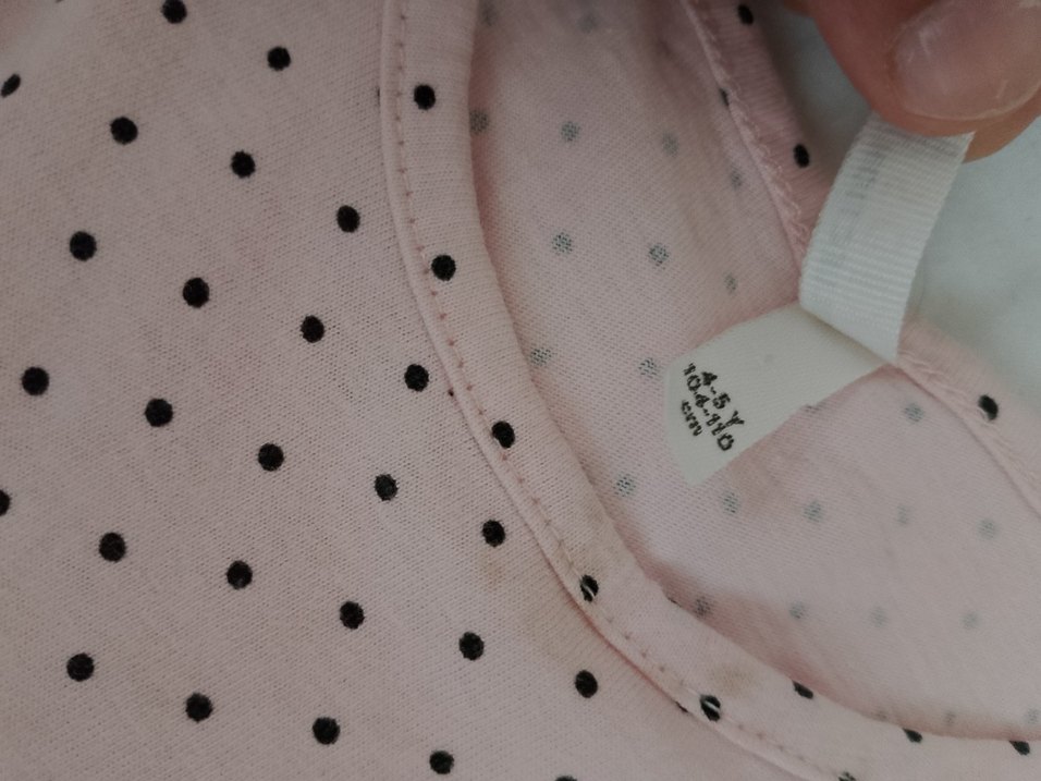 Puantiyeli Pembe Kolsuz Kız Çocuk Elbise - Görsel 2