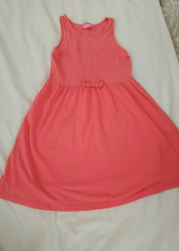 Kolsuz Pembe Kız Çocuk Elbisesi - Görsel 2