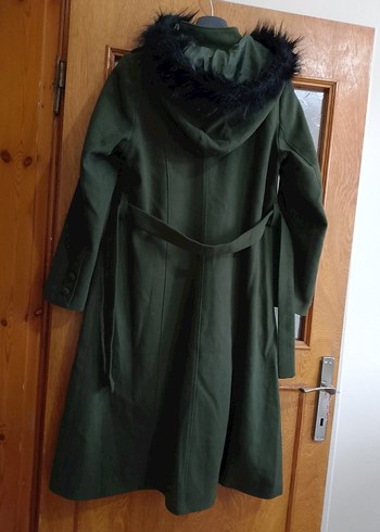 Düğmeli Uzun Haki  Kaban - Görsel 3