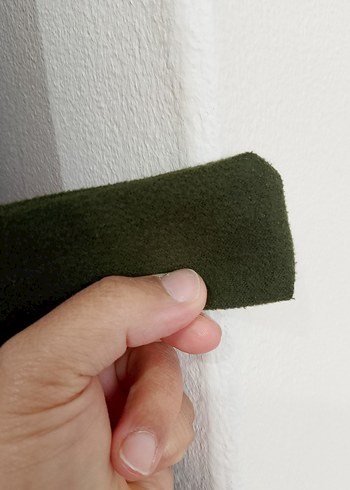 Düğmeli Uzun Haki  Kaban - Görsel 4