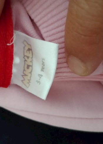 Pembe Minnie Baskılı Bebek Kız Takımı - Görsel 4