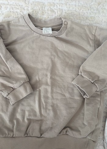 Kızlar için Rahat Kesim Bej Eşofman Takımı - Görsel 3