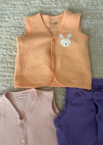 Kız Çocuk Örme Basic Kolsuz Yelek - Görsel 2