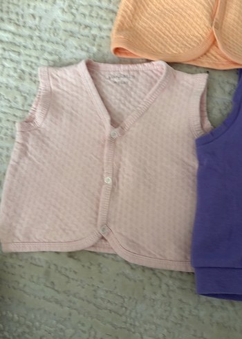 Kız Çocuk Örme Basic Kolsuz Yelek - Görsel 4