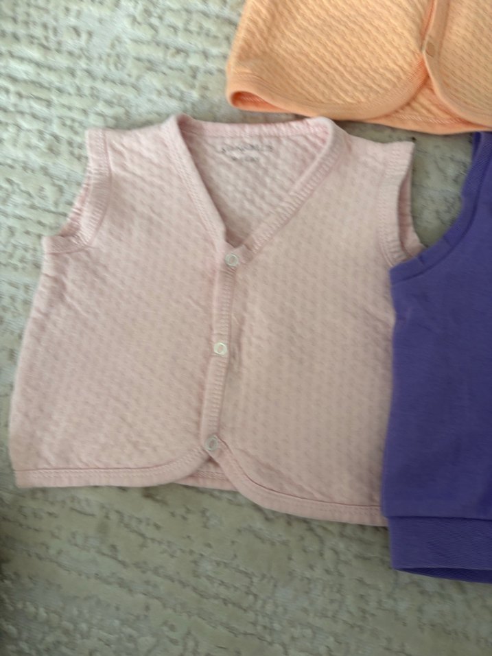 Kız Çocuk Örme Basic Kolsuz Yelek - Görsel 4