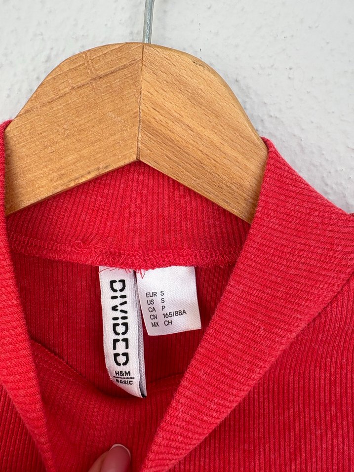 Kız Çocuk Kırmızı Yarım Balıkçı Yelek - Görsel 2