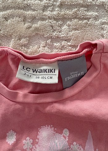 Pembe Baskılı Uzun Kollu Bebek Kız Takımı - Görsel 2