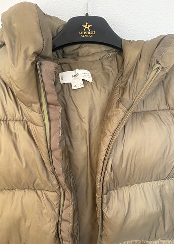 Bej Midi Kadın Kışlık Mont - Görsel 2