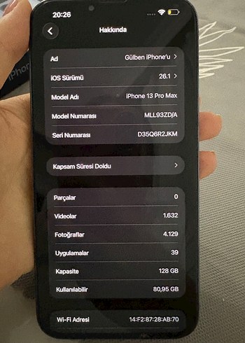Koyu Mavi iPhone 13 Pro Max 512 GB - Görsel 7