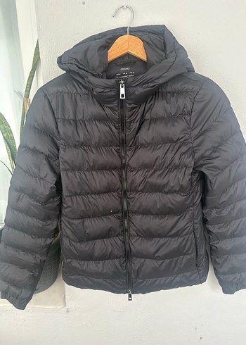 Oysho Siyah Ultra Hafif Su Geçirmez Kadın Ceket - Görsel 2