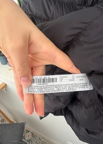 Oysho Siyah Ultra Hafif Su Geçirmez Kadın Ceket - Görsel 4